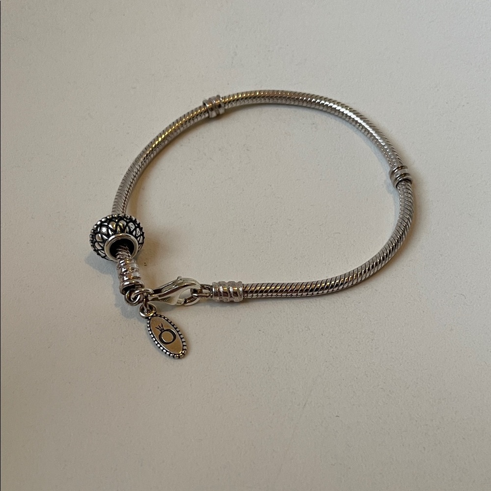 Pandora Silver Bracelet with Charms - Picture 3 of 5